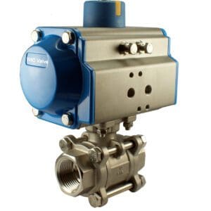 Pneumatic Air Actuated Stainless Steel Ball Valve