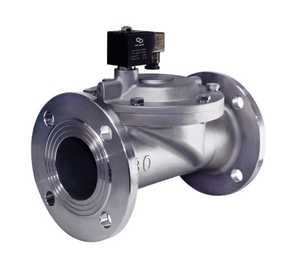 2.5 Inch Stainless Electric Solenoid Process Valve Flange