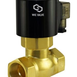 1/2" Inch High Pressure Brass Electric Solenoid Steam Valve