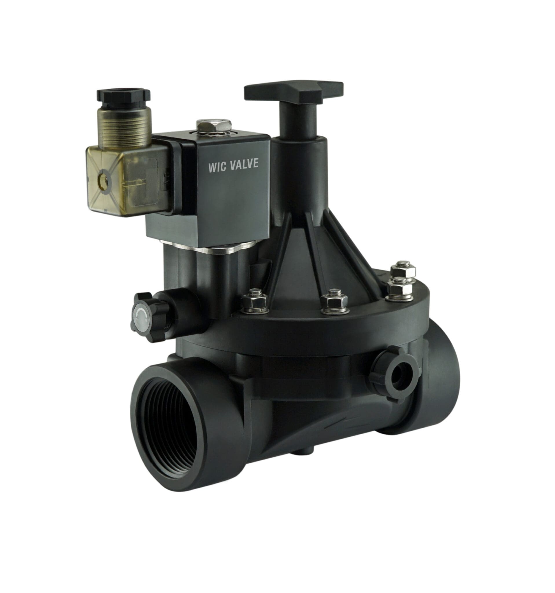 2" Inch Electric Flow Control Solenoid Valve With Manual - WIC Valve