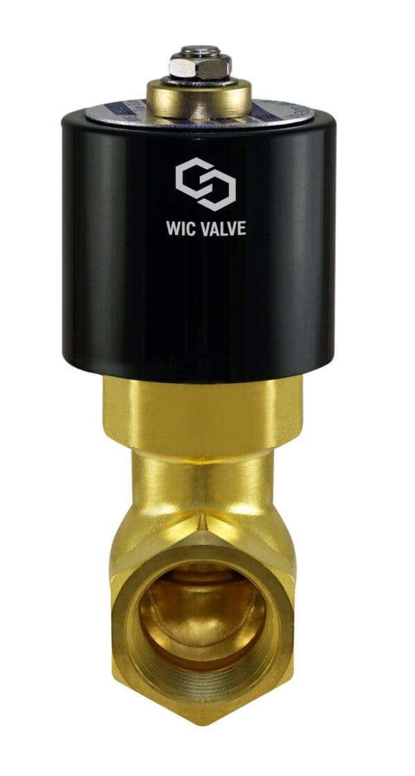 110V AC Brass Electric Solenoid Valve, Normally Closed, Direct Acting For Water & Air - IP65, G1/4 Inch, Compact Size