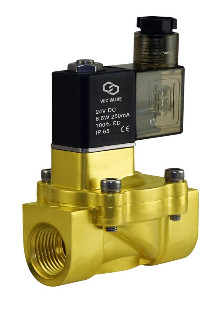 12 Inch Low Power Consumption Electric Water Solenoid Valve Nc