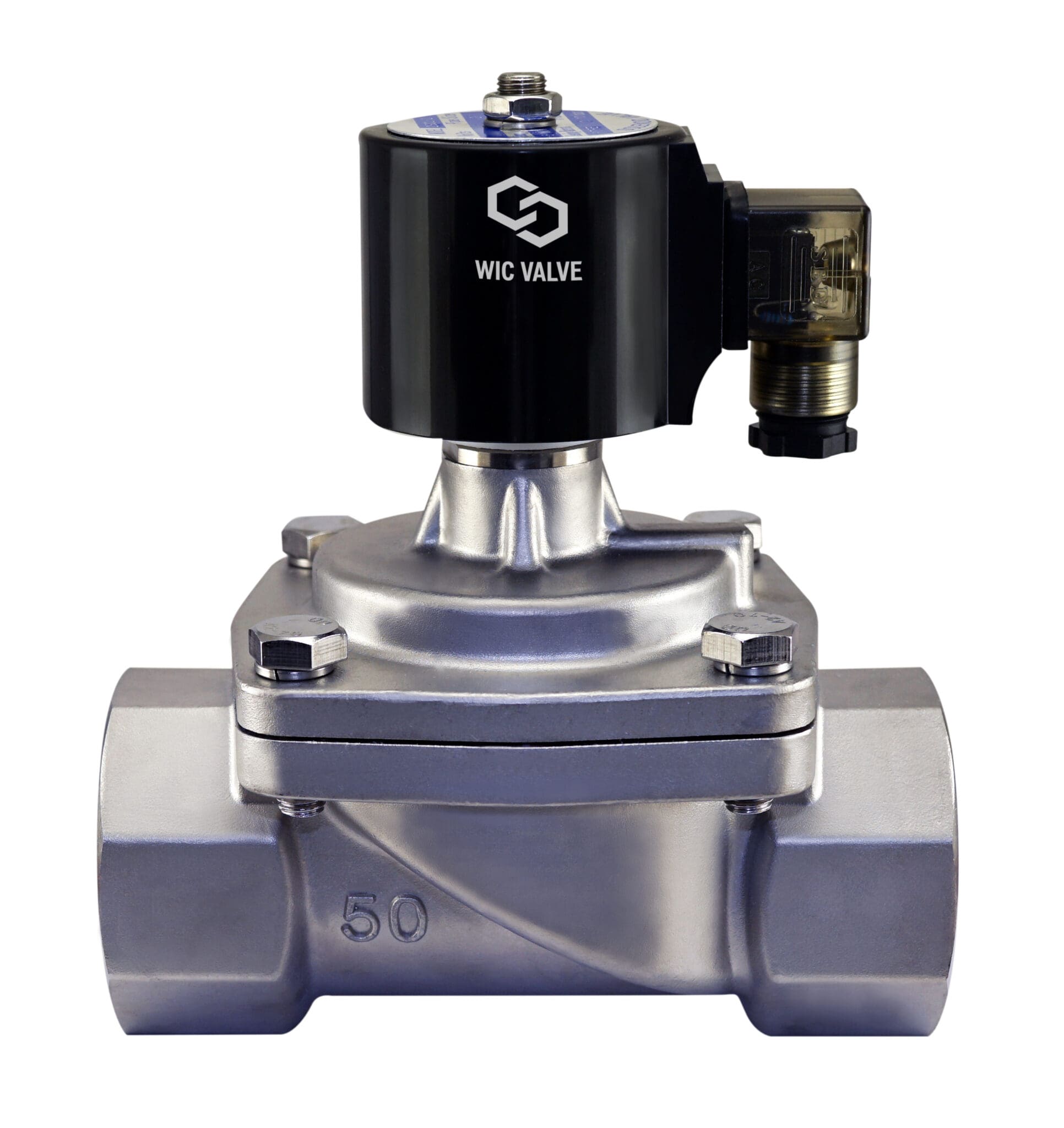 2" Inch Electric Zero Differential Steam Solenoid Process Valve