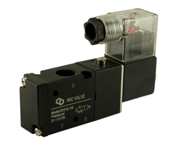 3 Way Pneumatic Inline Directional Control Solenoid Valve