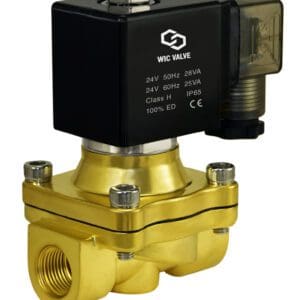 WIC Valve Brass Electric Air Water Solenoid Process Valve