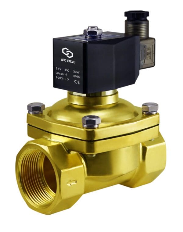 1.5 Inch WIC Valve Brass Zero Differential Electric Water Process Valve